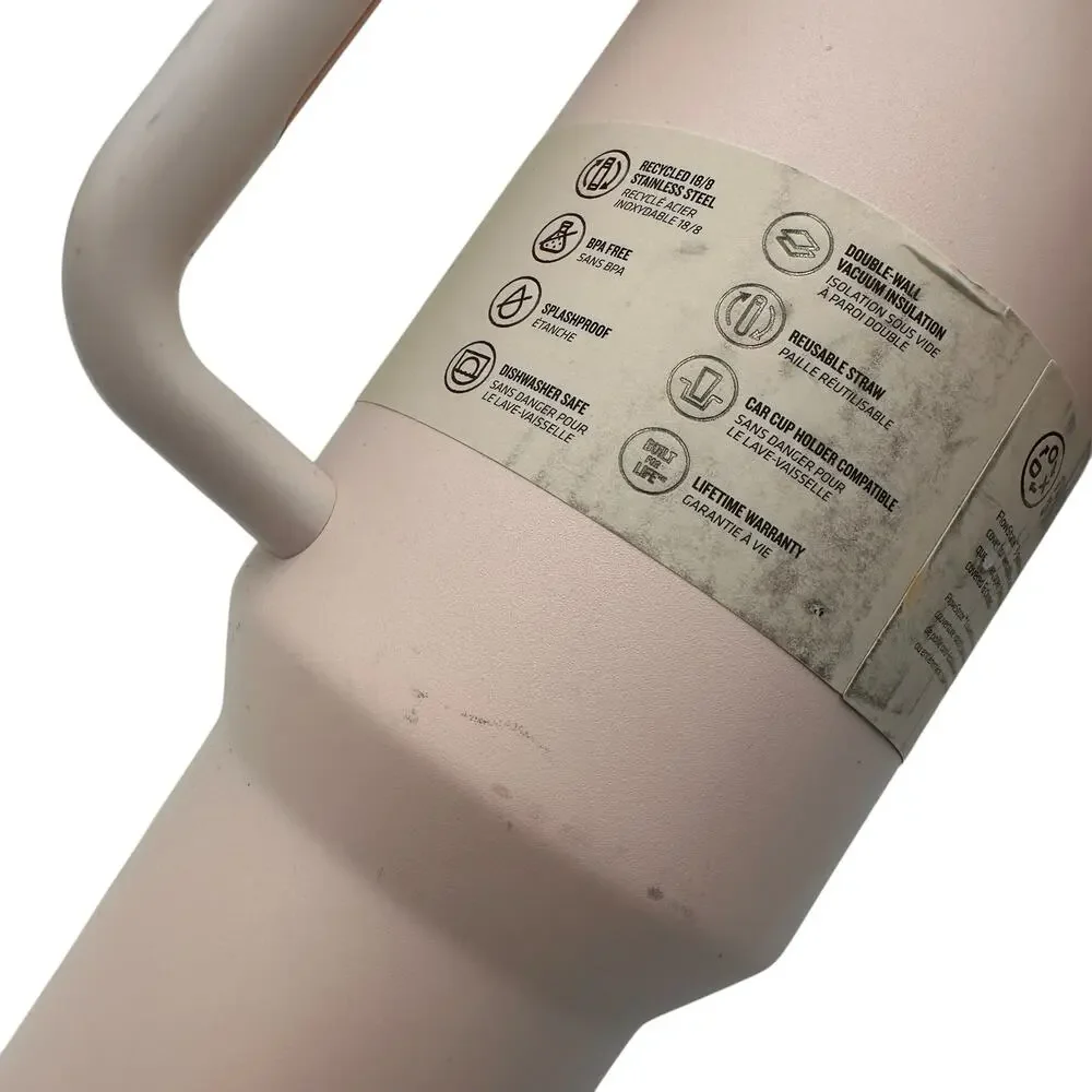 Stanley Light Pink The Quensher H2.0 The Flowstate 40 oz NWOT